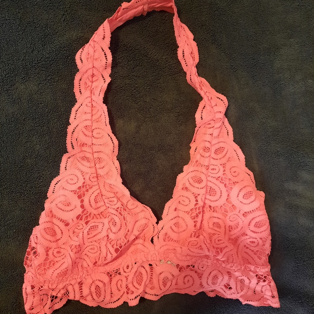 Victoria's secret Pink lace halter bralette